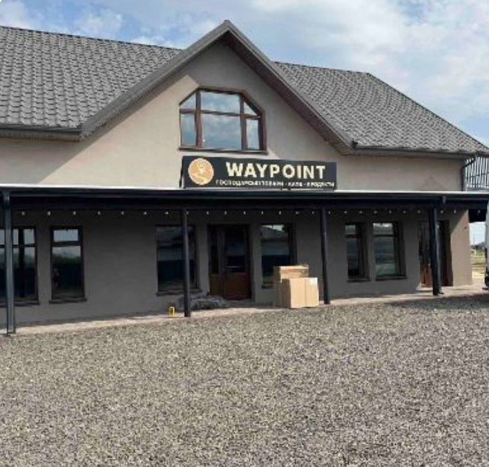 Фасадна вивіска для магазину WAYPOINT